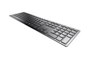 Tastatur - Cherry KW 9100 SLIM - Tastatur - Engelsk - UK - Sølv - JK-9100GB-2