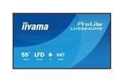 Digital skiltning & Hotel - iiyama ProLite LH5564UHS-B1AG 55" Class (54.6" viewable) LED-backlit LCD display - 4K - for digital signage - LH5564UHS-B1AG