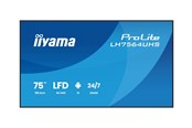 Digital skiltning & Hotel - iiyama ProLite LH7564UHS-B1AG - 3840x2160 (4K) - 60Hz - VA - LH7564UHS-B1AG