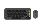 Tastatur - Logitech POP Icon Combo - Tastatur & Mus sæt - Italiensk - Grå - 920-013115