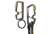 Mobil - Andet Tilbehør - Spigen Carabiner With Key Ring 2nd Gen 1 Pack - gunmetal - AHP08894