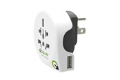 Kabler - diverse - Q2Power USA to Europe - power connector adaptor - NEMA 5-15 to CEE 7/4 - EU->USA - W2US-USB