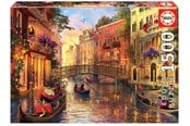 Puslespil - Educa Sunset in Venice (1500) - 80-17124
