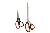 Håndværktøj  - Boxer Scissors set 2 pieces 175 & 275 mm. ABS+TRP handle 430SS steel - 32294