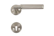 Beslag & hængsler - Home>it knurled door handle Ø19 mm - 13253