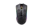 Mus - REDRAGON M808 Storm Lightweight RGB Wireless Gaming Mouse - Gaming Mus - Optisk - 7 knapper - Sort med RGB lys - M808-KS