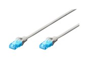 Netværkskabel - DIGITUS patch cable - 25 cm - white - Hvid - 0.25m - DK-1512-0025/WH