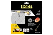 Værktøj - Stanley Abrasive Sheets Kit  -5 Pcs - STA39297-XJ