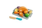 Trælegetøj - Bigjigs Wooden Roast Dinner Playset 12pcs. - 37043