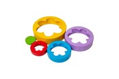 Trælegetøj - Bigjigs Wooden Flower Tower 5pcs. - 37006