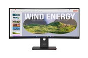 Skærm - 34" Lenovo ThinkVision T34WD-40 - 3440x1440 (UWQHD) - 120Hz - VA - 100W USB-C - 64AEGAT1EU