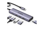 Dockingstation - UGREEN 5-in-1 USB-C to 3*USB.3.0+HDMI Hub with USB-C Power Supply - 15596-UG