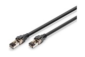 Netværkskabel - DIGITUS patch cable - 2 m - black - Sort - 2m - DK-1843-020