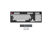 Tastatur - Keychron Q5 HE 96% Knob Wireless Tri-Mode QMK - Gateron 2.0 Magnetic Switch - Carbon Black - Gaming Tastatur - Nordisk - Sort - Q5H-M1-BO