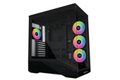 Kabinet - Lian Li V100 Black (4x ARGB fans) - Kabinet - Miditower - Sort - G99.V100RX.00