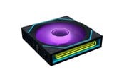 Kabinet Køler - Lian Li UNI FAN SL INF Wireless Reverse Black - 120mm - Kabinet køler - 120mm - Sort med RGB LED lys - 30 dBA - G99.12RSLIN1W1B.00