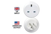 Mobil - Adaptere & Opladere - Go Travel UK-USA Adaptor Twin - 5016326102743