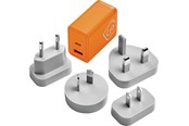 Fritid & Rejser - Go Travel Worldwide USB-A & USB-C GaN Oplader 65W - 5016326101906