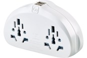 Mobil - Adaptere & Opladere - Go Travel World-AUS/Kina Adapter Duo + USB - 5016326006331