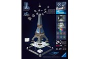Puslespil - Ravensburger 3D Puzzle Iconics La Tour Eiffel with Light 216p 3D Puslespil - 12008024