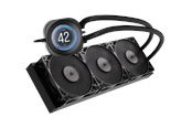 CPU Køler - Corsair NAUTILUS 360 LCD Black - CPU Vandkøling - Max 36 dBA - CW-9061033-WW