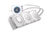 CPU Køler - Corsair NAUTILUS 360 LCD White - CPU Vandkøling - Max 36 dBA - CW-9061034-WW