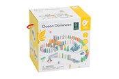 Trælegetøj - Classic World Wooden Domino Ocean 100pcs. - 20220
