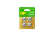 Batteri - GP Ultra Lithium knapcelle CR2032, 4-pak - 103256