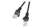 Netværkskabel - Lanberg patch cable - 5 m - RAL 9004 black - Sort - 5m - PCU6-10CC-0500-BK