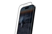 Mobil - Beskyttelsesglas - PanzerGlass Stealth Screen Protector w. Black Frame iPhone 17 | iPhone 16 Pro | Ultra-Wide Fit w. FASTFIT IN-A-BOX - PG54911
