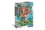 Puslespil - Clementoni Jigsaw Puzzle Head in the Jungle 500pcs. Floor - 35600