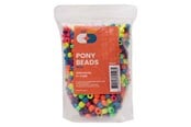 Kreativt Legetøj - Colorations - Pony Beads Neon 6x9 mm 1000pcs. - 43BL06