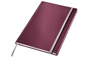 Blokke, Formularer & Notesbøger - Leitz Style notesbog A4 linjeret med hardcover, rød - 44751028