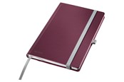 Blokke, Formularer & Notesbøger - Leitz Style notesbog A5 kvadreret med hardcover, rød - 44861028