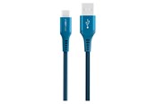 USB kabel - GreyLime Braided USB-A to USB-C Cable Blue 0.5 m - C21AC05M01
