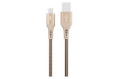 USB kabel - GreyLime Braided USB-A to USB-C Cable Beige 0.5 m - C21AC05M02