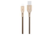 USB kabel - GreyLime Braided USB-A to Lightning Cable Beige 0.5 m - C21AL05M02