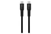 USB kabel - GreyLime Braided USB-C to USB-C 60W Cable Black 0.5 m - C21C60C05M04