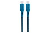 USB kabel - GreyLime Braided USB-C to USB-C 60W Cable Blue 3 m - C21C60C3M01