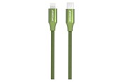 USB kabel - GreyLime Braided USB-C to MFi Lightning Cable Green 2 m - C21CL2M03