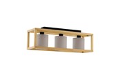 Lamper - EGLO Stars of Light GRANADOS loftlampe 3L E27 L770 sort/træ/cappuccino FSC - 390106