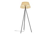 Lamper - EGLO Stars of Light MONTEZUELO gulvlampe E27 bambus/sort - 390155