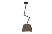 Lamper - EGLO Stars of Light PISTUNIO pendel E27 sort/cappuccino/messing - 390198