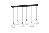 Lamper - EGLO Stars of Light BAlmES langbordspendel 6L E27 sort/opal - 390203
