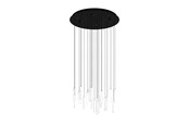 Lamper - EGLO Stars of Light SARDENARA klyngependel 6L sort/krystal - 390209