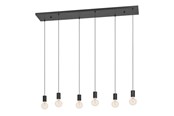 Lamper - EGLO Stars of Light HUEBRO langbordspendel 6xE27 sort - 390268