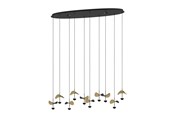 Lamper - EGLO Stars of Light DRACERA langbordspendel sort/guld - 390342