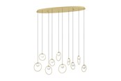 Lamper - EGLO Stars of Light PORTOCOLOM langbordspendel messing/hvid - 390347