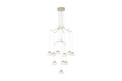 Lamper - EGLO Stars of Light ROVIGANA lysekrone 10L hvid - 39516