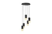 Lamper - EGLO Stars of Light COUNUZULUS klyngependel E27 5L Ø500 sort/messing - 39661